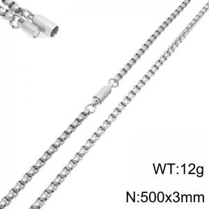 Stainless Steel Necklace - KN301151-Z