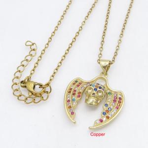 Copper Necklace - KN301249-TJG