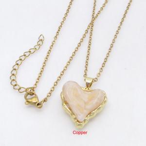 Copper Necklace - KN301253-TJG