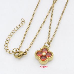 Copper Necklace - KN301256-TJG