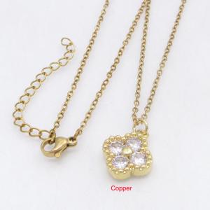 Copper Necklace - KN301257-TJG