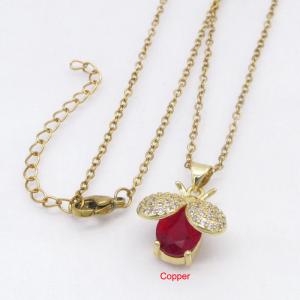Copper Necklace - KN301260-TJG