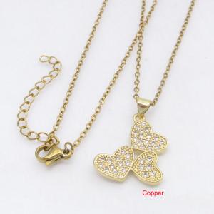Copper Necklace - KN301269-TJG