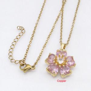 Copper Necklace - KN301275-TJG