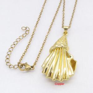 Copper Necklace - KN301283-TJG