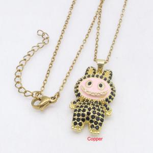 Copper Necklace - KN301286-TJG