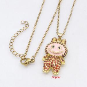 Copper Necklace - KN301288-TJG