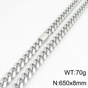 Stainless Steel Necklace - KN301341-ZLY