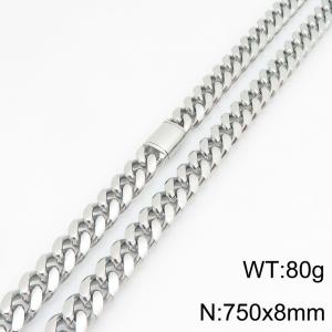 Stainless Steel Necklace - KN301343-ZLY