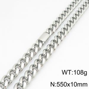 Stainless Steel Necklace - KN301355-ZLY