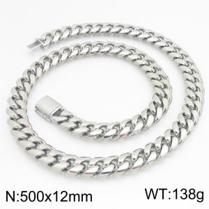 Stainless Steel Necklace - KN301370-ZLY