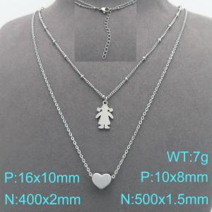 Stainless Steel Necklace - KN301472-Z