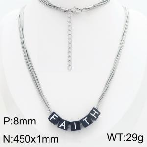Stainless Steel Necklace - KN301579-Z