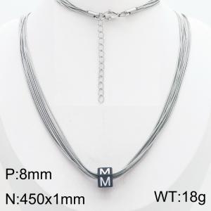 Stainless Steel Necklace - KN301591-Z
