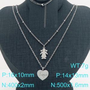Stainless Steel Necklace - KN301615-Z
