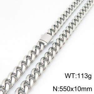 Stainless Steel Necklace - KN301636-ZLY