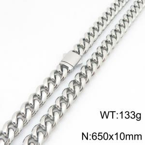 Stainless Steel Necklace - KN301638-ZLY