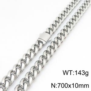 Stainless Steel Necklace - KN301639-ZLY