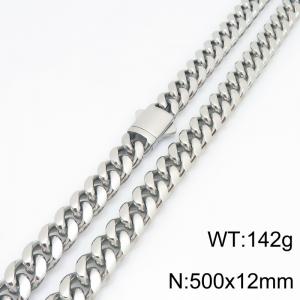 Stainless Steel Necklace - KN301642-ZLY