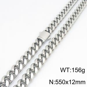 Stainless Steel Necklace - KN301643-ZLY