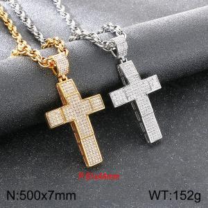 Stainless Steel Necklace - KN301680-Z