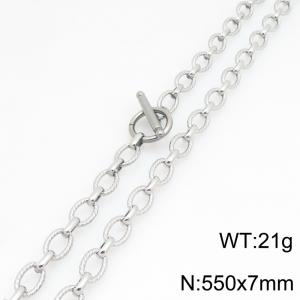 Stainless Steel Necklace - KN301921-Z