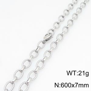Stainless Steel Necklace - KN301939-Z