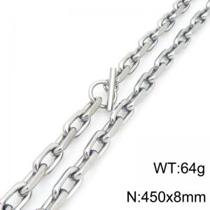 Stainless Steel Necklace - KN301945-Z