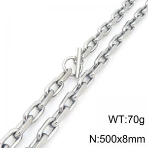 Stainless Steel Necklace - KN301946-Z