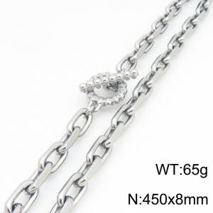 Stainless Steel Necklace - KN301957-Z