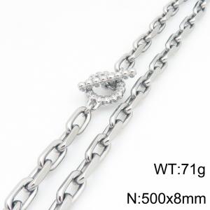 Stainless Steel Necklace - KN301958-Z