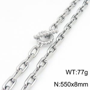 Stainless Steel Necklace - KN301959-Z