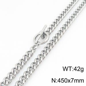 Stainless Steel Necklace - KN302083-Z
