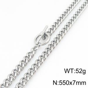 Stainless Steel Necklace - KN302085-Z