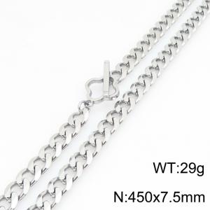 Stainless Steel Necklace - KN302089-Z