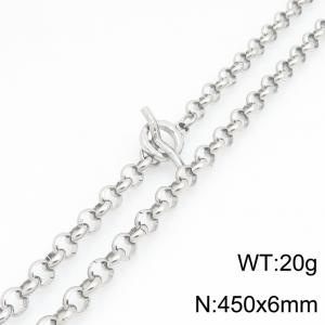 Stainless Steel Necklace - KN302095-Z