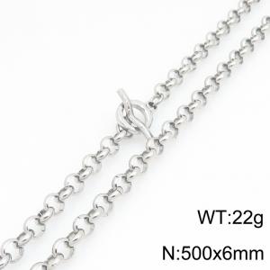 Stainless Steel Necklace - KN302096-Z