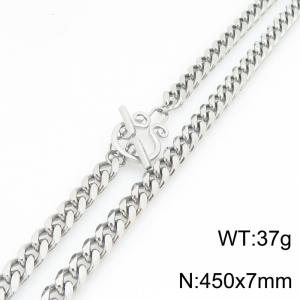 Stainless Steel Necklace - KN302107-Z