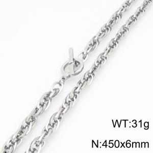 Stainless Steel Necklace - KN302113-Z