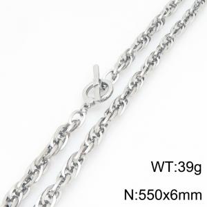 Stainless Steel Necklace - KN302115-Z