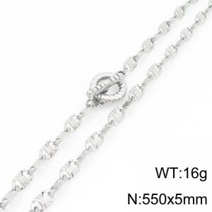 Stainless Steel Necklace - KN302145-Z