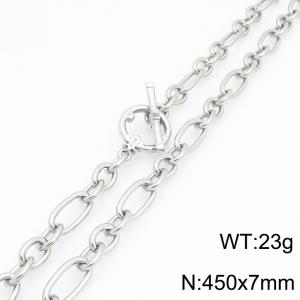 Stainless Steel Necklace - KN302149-Z