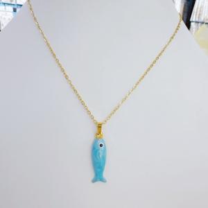 SS Gold-Plating Necklace - KN302224-SXSJ