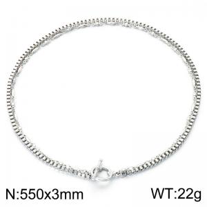 Stainless Steel Necklace - KN302616-Z