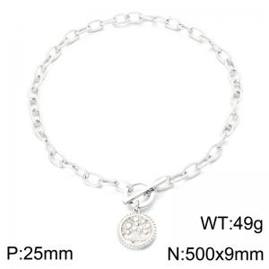 Stainless Steel Necklace - KN302658-Z