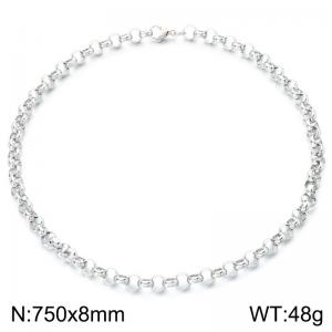 Stainless Steel Necklace - KN302679-Z