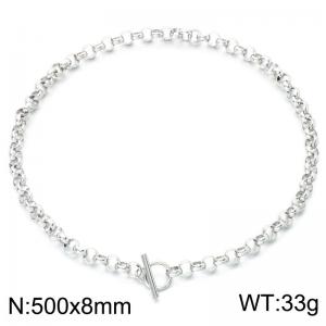 Stainless Steel Necklace - KN302684-Z