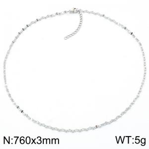 Stainless Steel Necklace - KN302724-Z