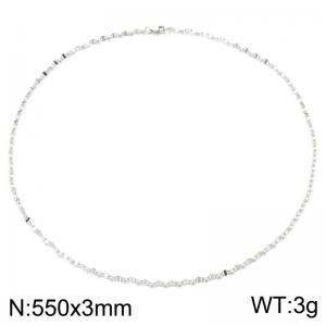 Stainless Steel Necklace - KN302748-Z