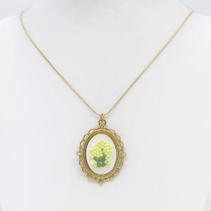 SS Gold-Plating Necklace - KN302860-HM